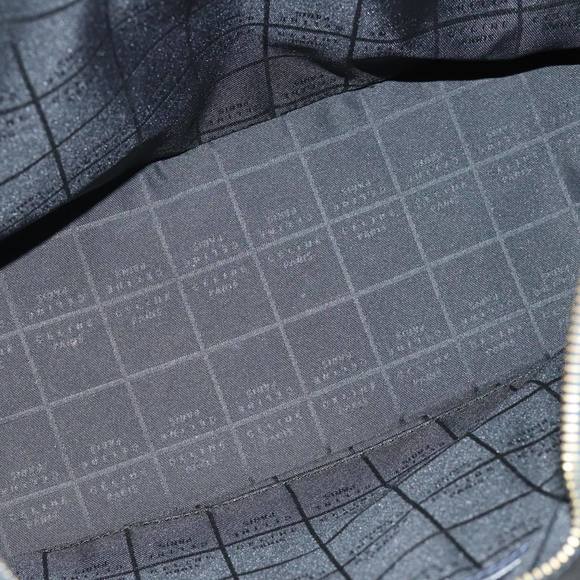 CELINE Hand Bag Leather Black Auth 77841 - Picture 11 of 16